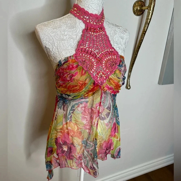 Morgan de Toi Halter Neck Top - Picture 2 of 6